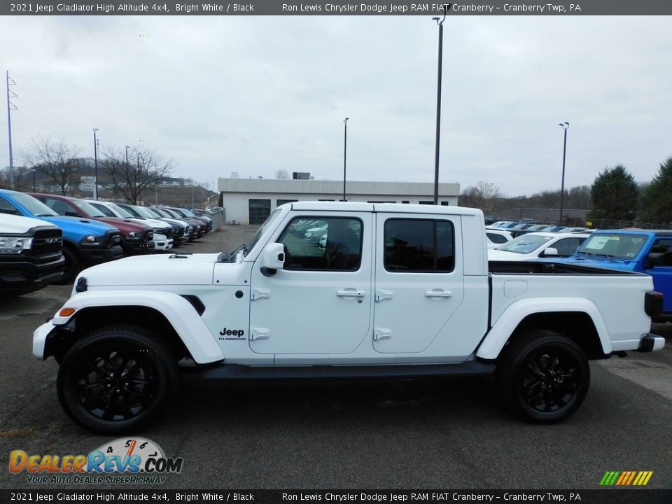 2021 Jeep Gladiator High Altitude 4x4 Bright White / Black Photo #9