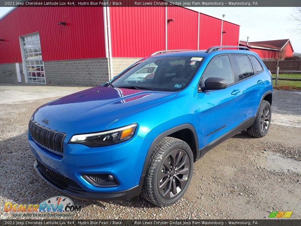 Front 3/4 View of 2021 Jeep Cherokee Latitude Lux 4x4 Photo #1