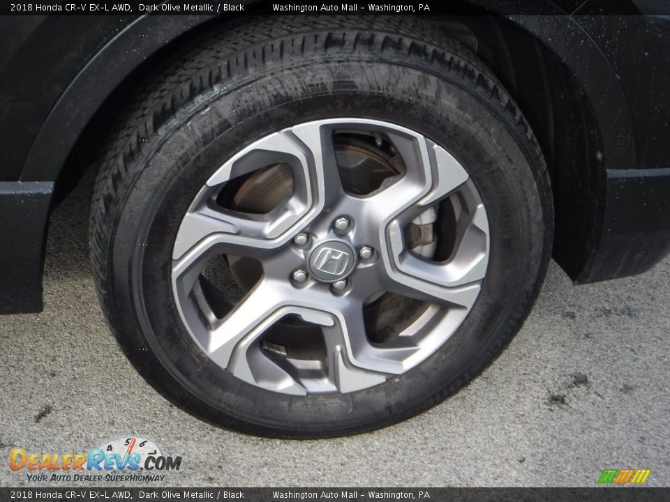 2018 Honda CR-V EX-L AWD Dark Olive Metallic / Black Photo #3
