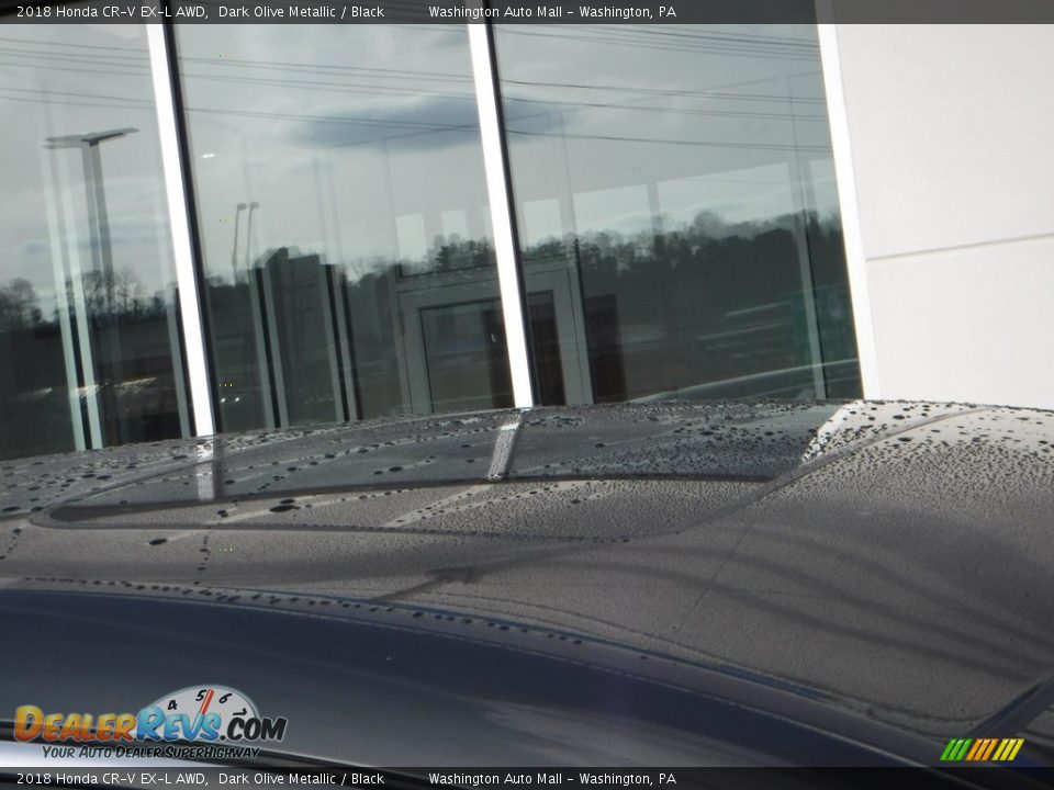 2018 Honda CR-V EX-L AWD Dark Olive Metallic / Black Photo #4