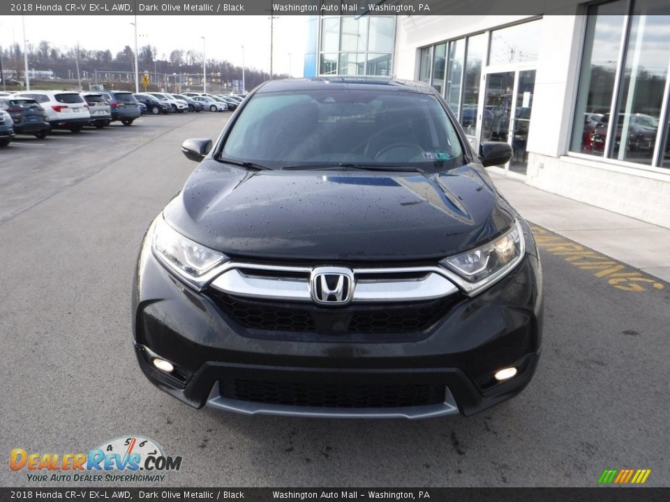 2018 Honda CR-V EX-L AWD Dark Olive Metallic / Black Photo #5