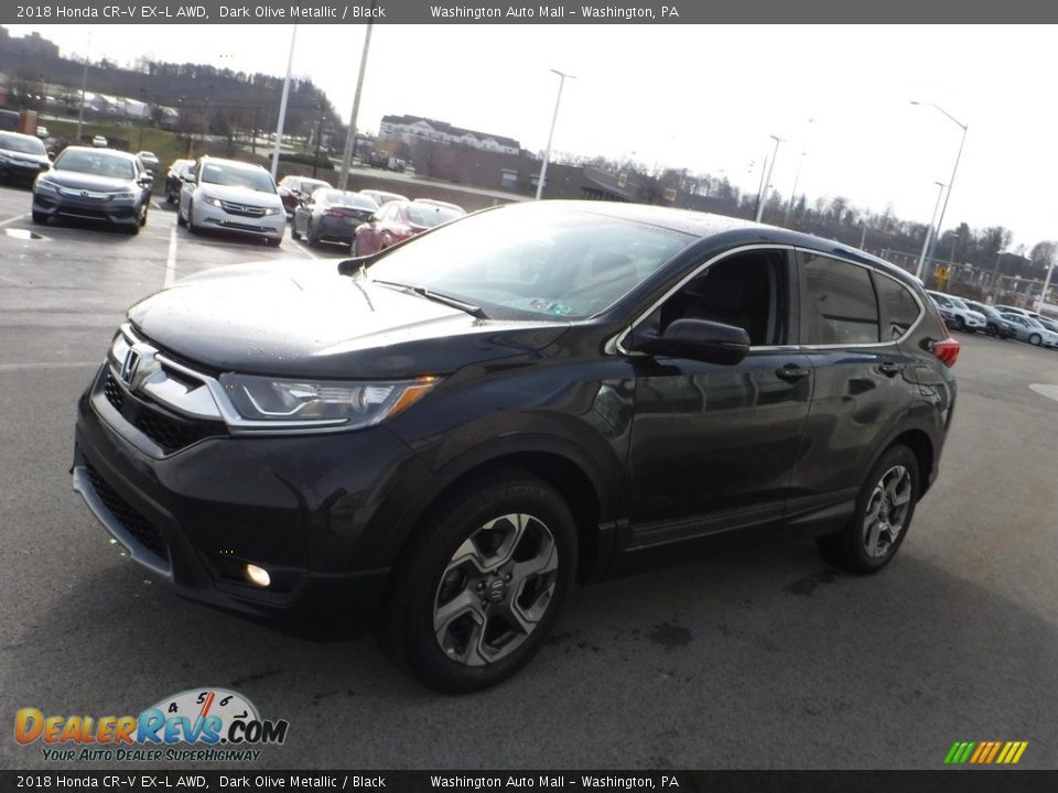 2018 Honda CR-V EX-L AWD Dark Olive Metallic / Black Photo #6