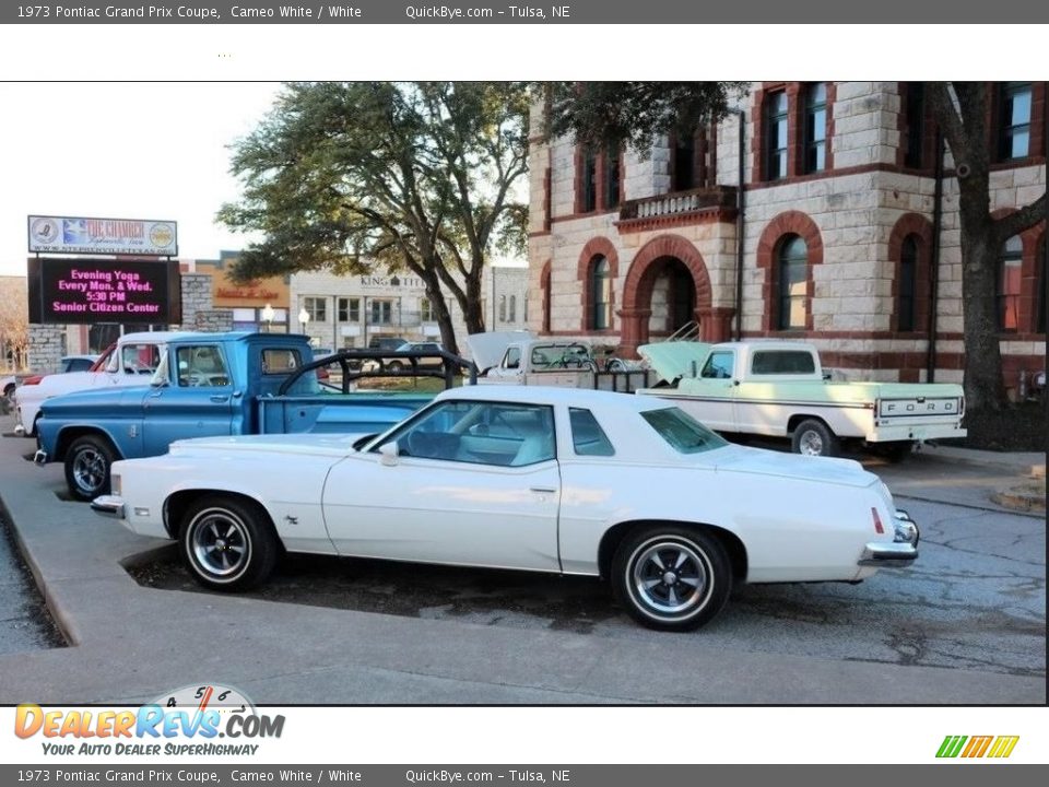 Cameo White 1973 Pontiac Grand Prix Coupe Photo #7