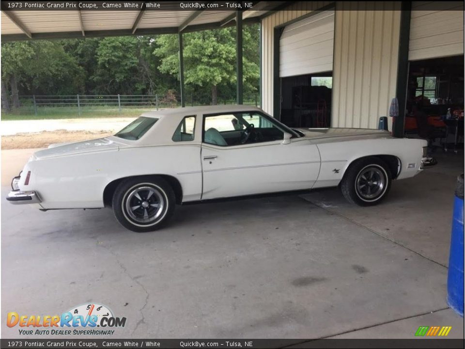 Cameo White 1973 Pontiac Grand Prix Coupe Photo #9