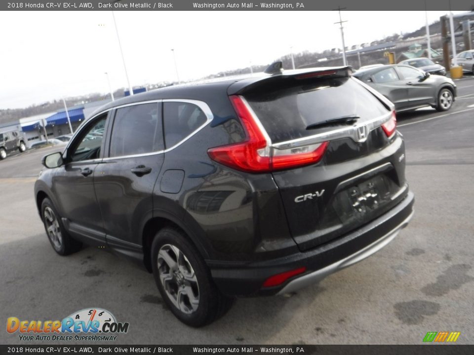 2018 Honda CR-V EX-L AWD Dark Olive Metallic / Black Photo #10