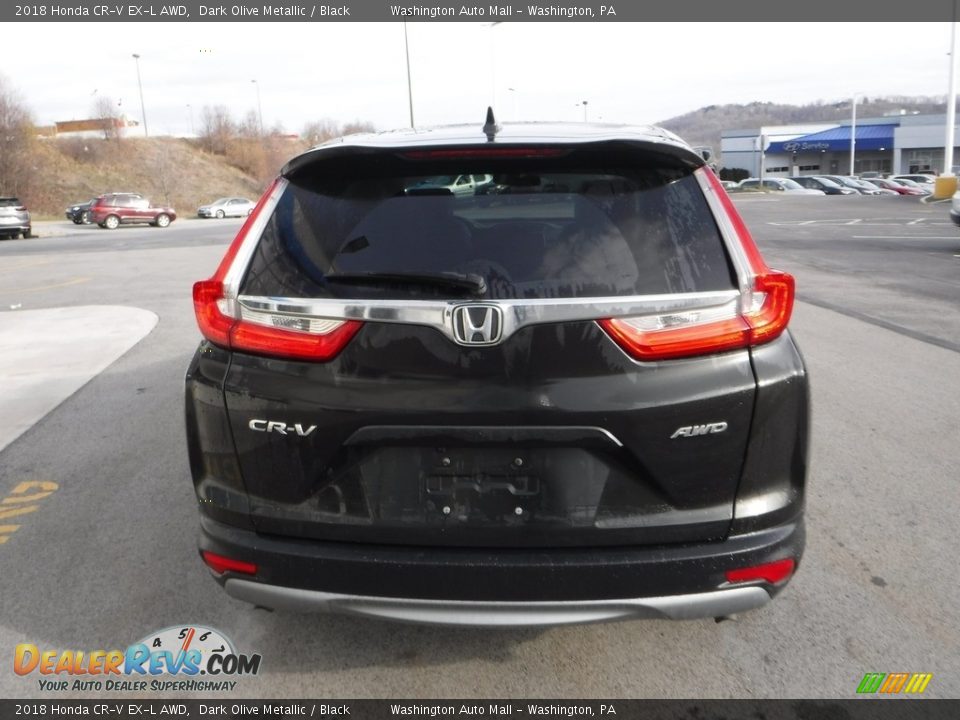 2018 Honda CR-V EX-L AWD Dark Olive Metallic / Black Photo #11