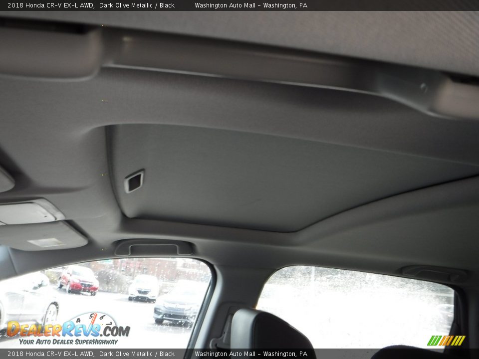 2018 Honda CR-V EX-L AWD Dark Olive Metallic / Black Photo #12