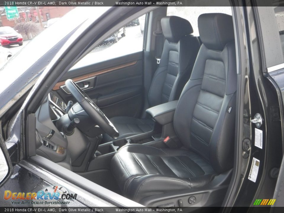 2018 Honda CR-V EX-L AWD Dark Olive Metallic / Black Photo #15