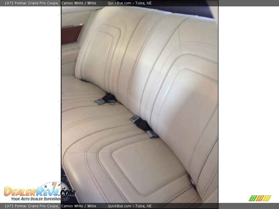 Rear Seat of 1973 Pontiac Grand Prix Coupe Photo #17