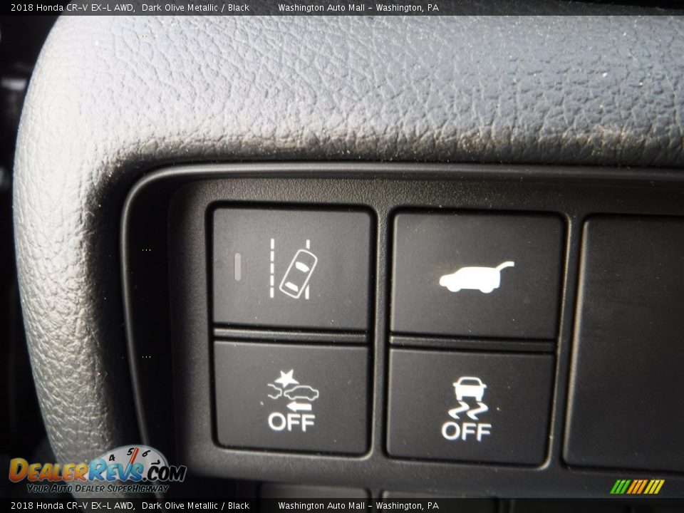 2018 Honda CR-V EX-L AWD Dark Olive Metallic / Black Photo #17