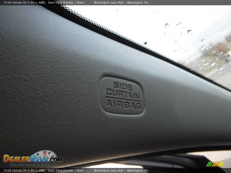 2018 Honda CR-V EX-L AWD Dark Olive Metallic / Black Photo #22