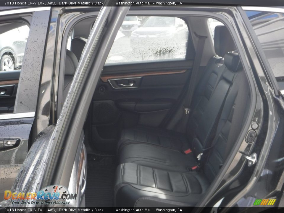 2018 Honda CR-V EX-L AWD Dark Olive Metallic / Black Photo #23