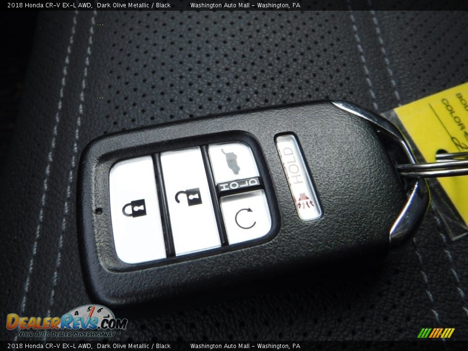 2018 Honda CR-V EX-L AWD Dark Olive Metallic / Black Photo #25