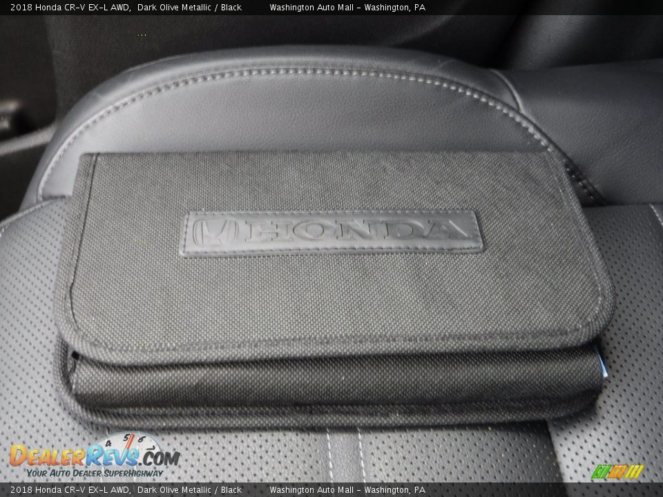 2018 Honda CR-V EX-L AWD Dark Olive Metallic / Black Photo #27