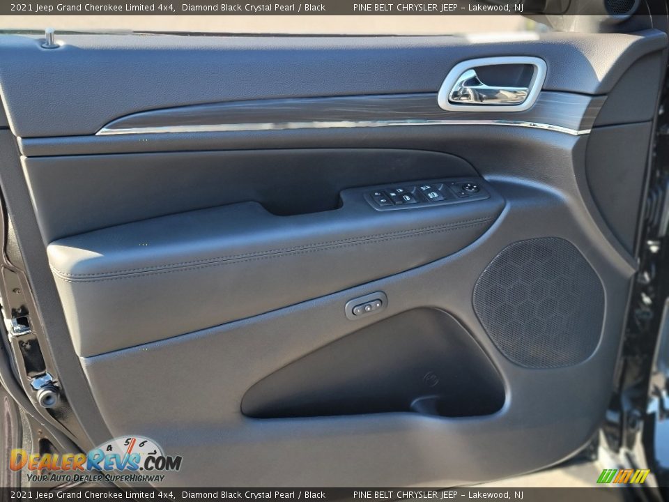 2021 Jeep Grand Cherokee Limited 4x4 Diamond Black Crystal Pearl / Black Photo #13