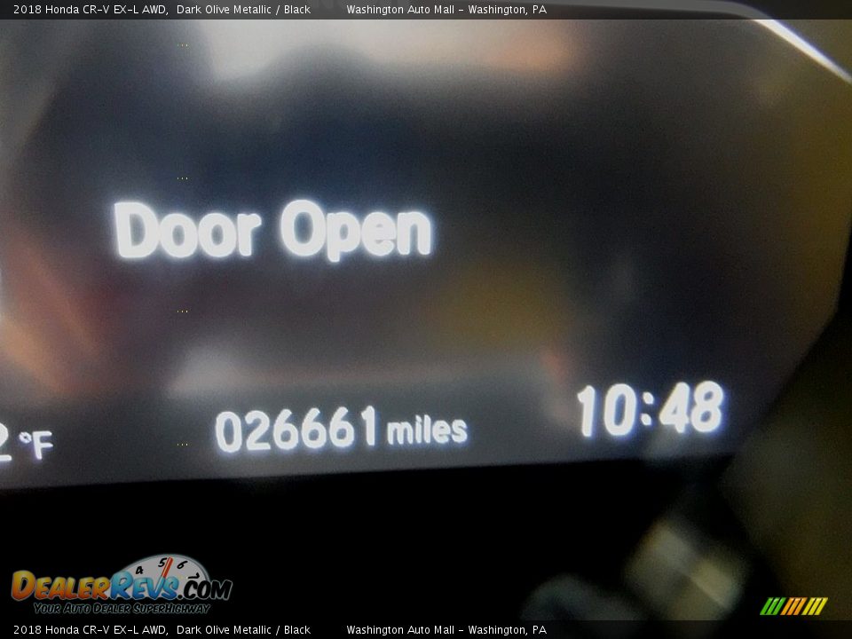 2018 Honda CR-V EX-L AWD Dark Olive Metallic / Black Photo #28