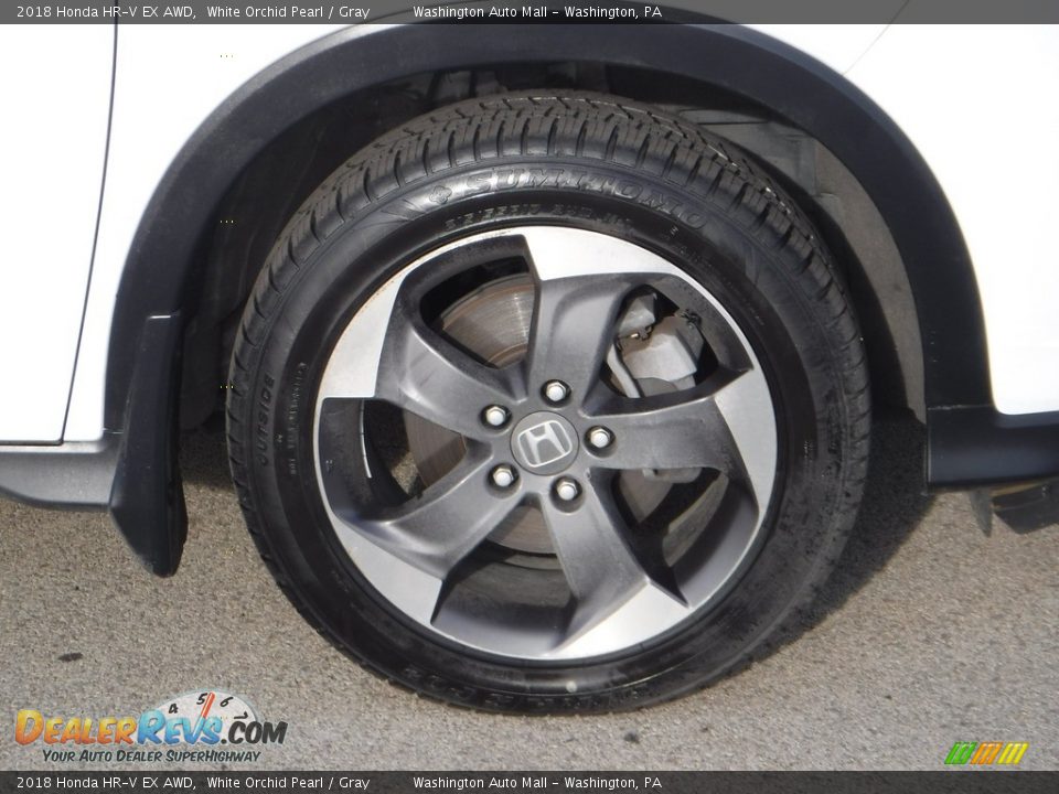 2018 Honda HR-V EX AWD White Orchid Pearl / Gray Photo #3