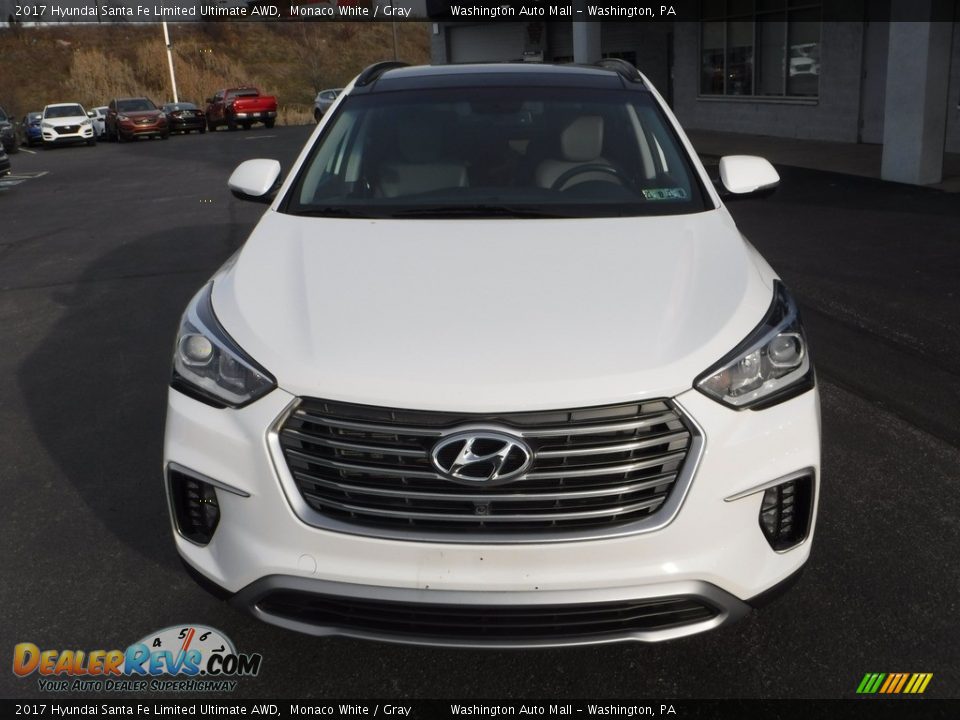 2017 Hyundai Santa Fe Limited Ultimate AWD Monaco White / Gray Photo #5