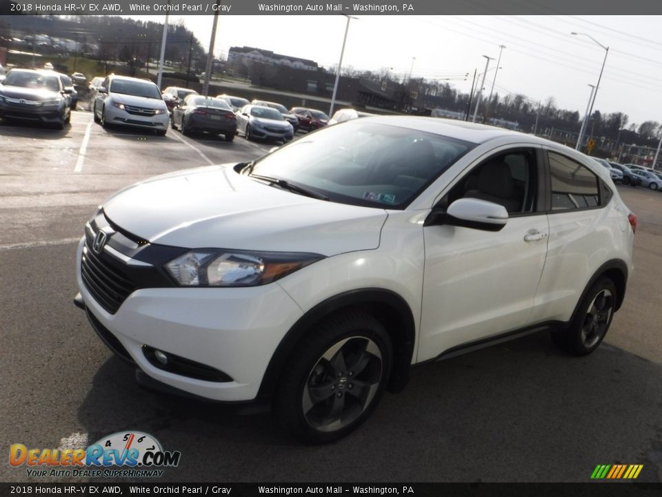 2018 Honda HR-V EX AWD White Orchid Pearl / Gray Photo #6