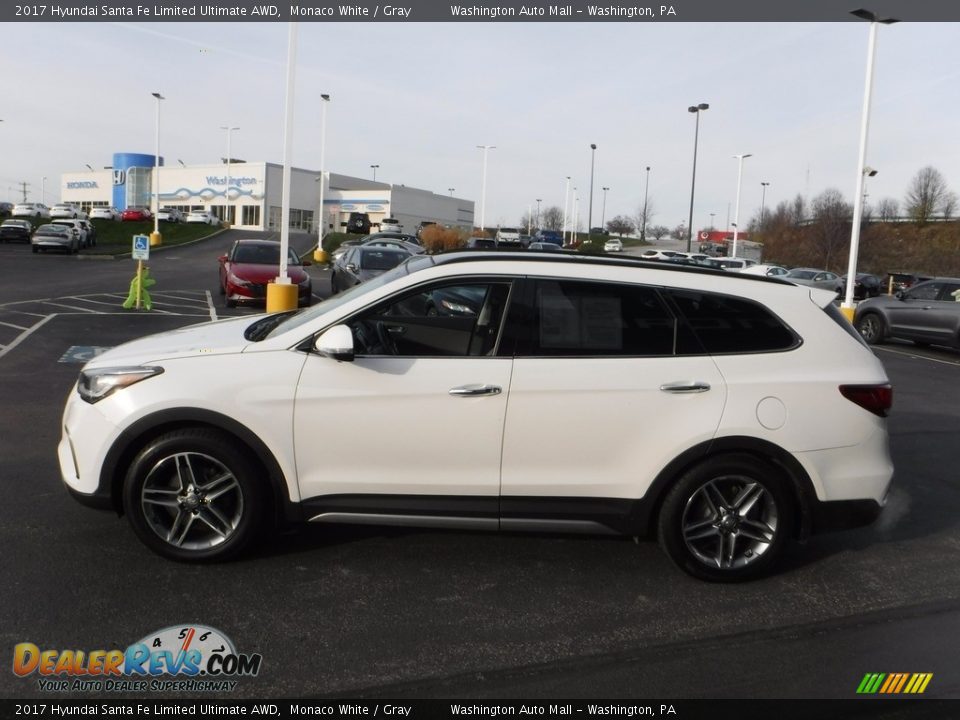 2017 Hyundai Santa Fe Limited Ultimate AWD Monaco White / Gray Photo #7