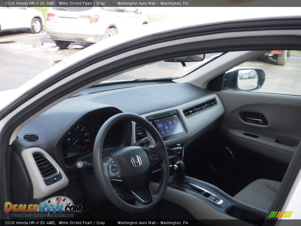 2018 Honda HR-V EX AWD White Orchid Pearl / Gray Photo #13