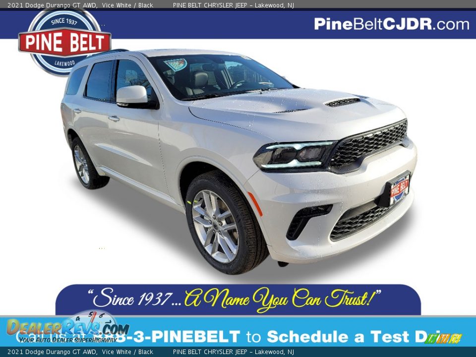 2021 Dodge Durango GT AWD Vice White / Black Photo #1