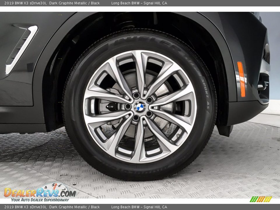 2019 BMW X3 sDrive30i Dark Graphite Metallic / Black Photo #8
