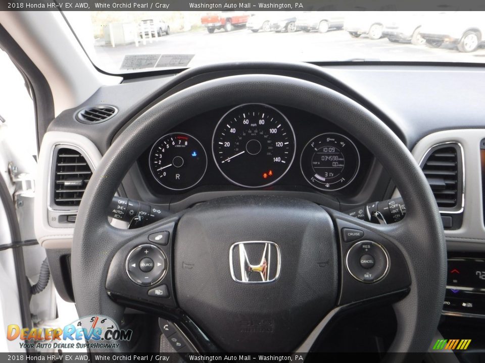 2018 Honda HR-V EX AWD White Orchid Pearl / Gray Photo #21