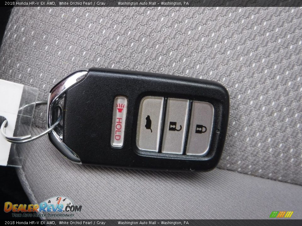 2018 Honda HR-V EX AWD White Orchid Pearl / Gray Photo #24