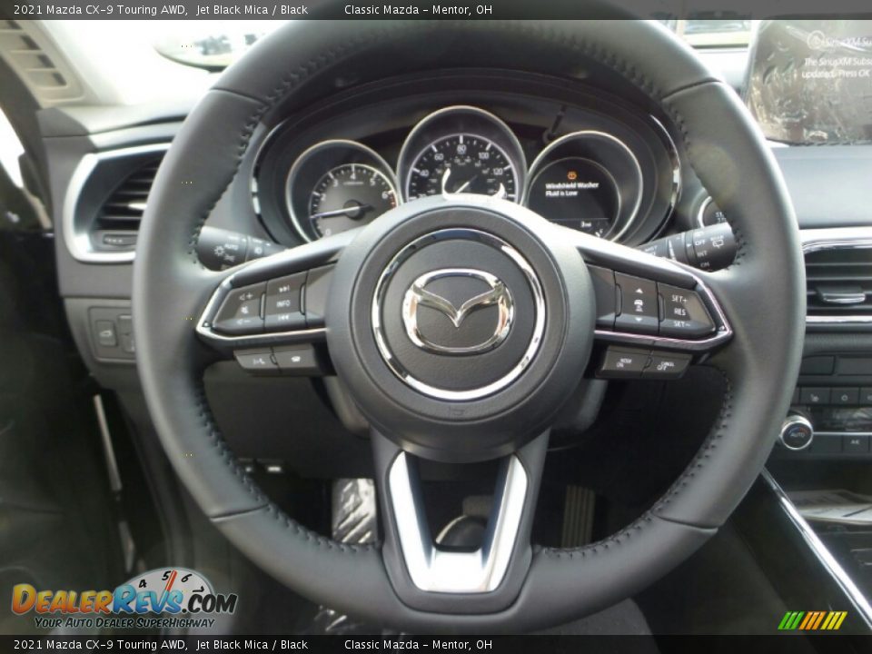 2021 Mazda CX-9 Touring AWD Steering Wheel Photo #8
