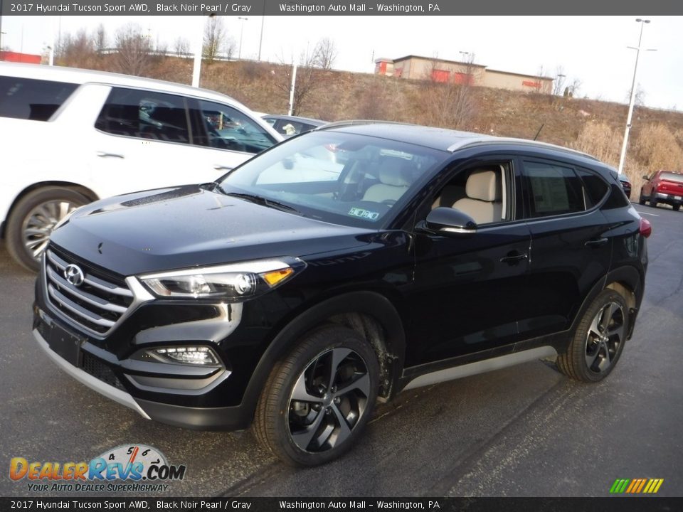 2017 Hyundai Tucson Sport AWD Black Noir Pearl / Gray Photo #5