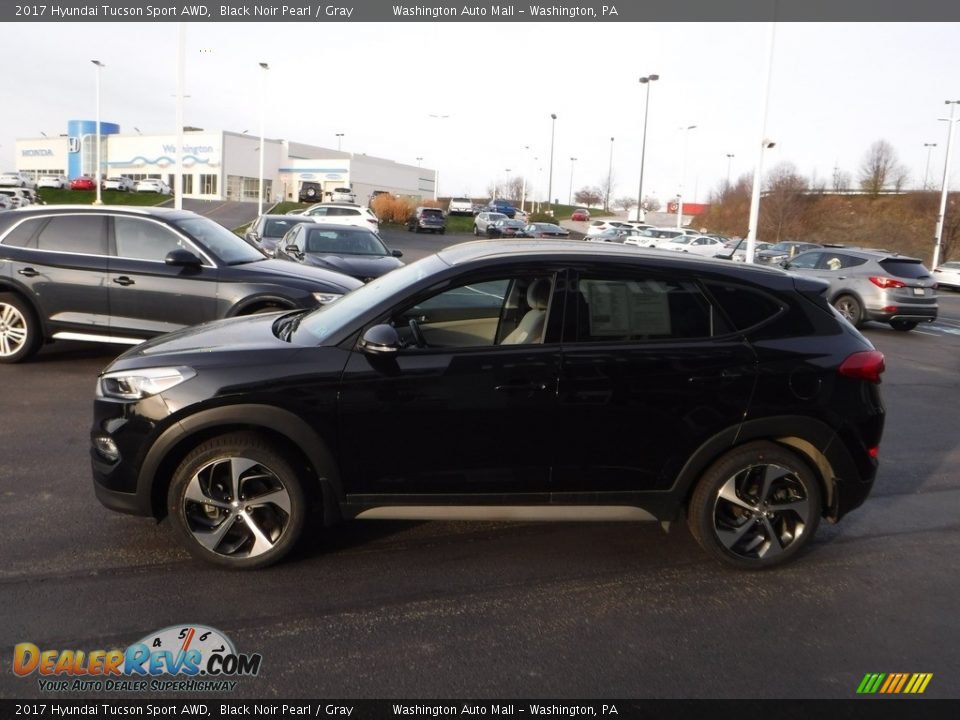 2017 Hyundai Tucson Sport AWD Black Noir Pearl / Gray Photo #6