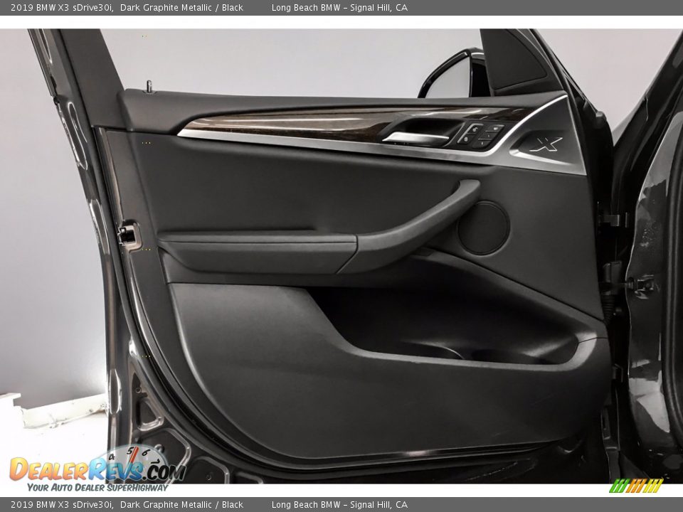2019 BMW X3 sDrive30i Dark Graphite Metallic / Black Photo #24