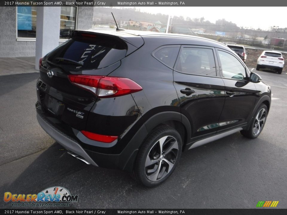 2017 Hyundai Tucson Sport AWD Black Noir Pearl / Gray Photo #9