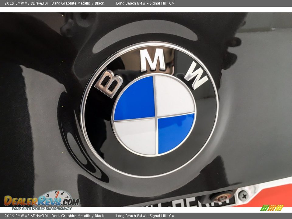 2019 BMW X3 sDrive30i Dark Graphite Metallic / Black Photo #28