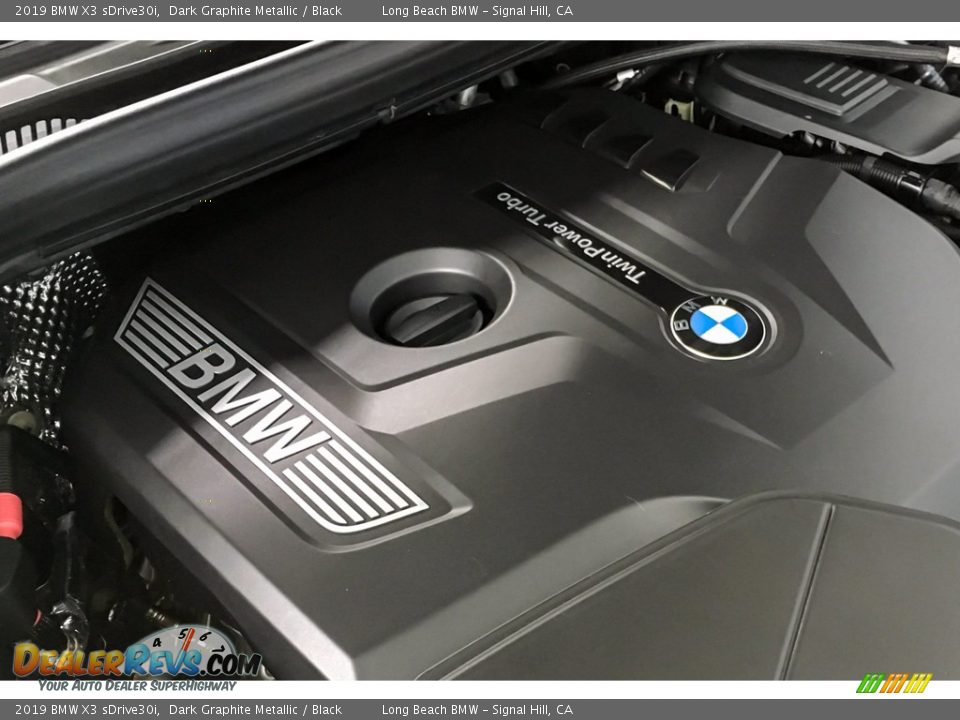 2019 BMW X3 sDrive30i Dark Graphite Metallic / Black Photo #32
