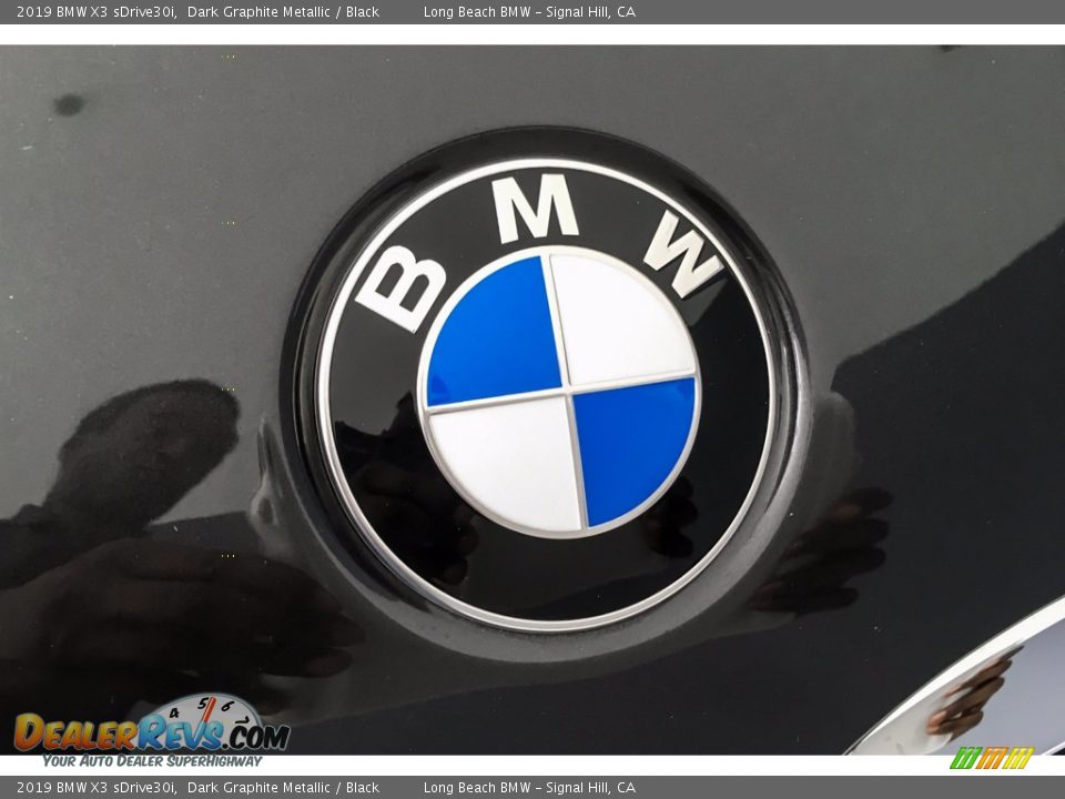 2019 BMW X3 sDrive30i Dark Graphite Metallic / Black Photo #34