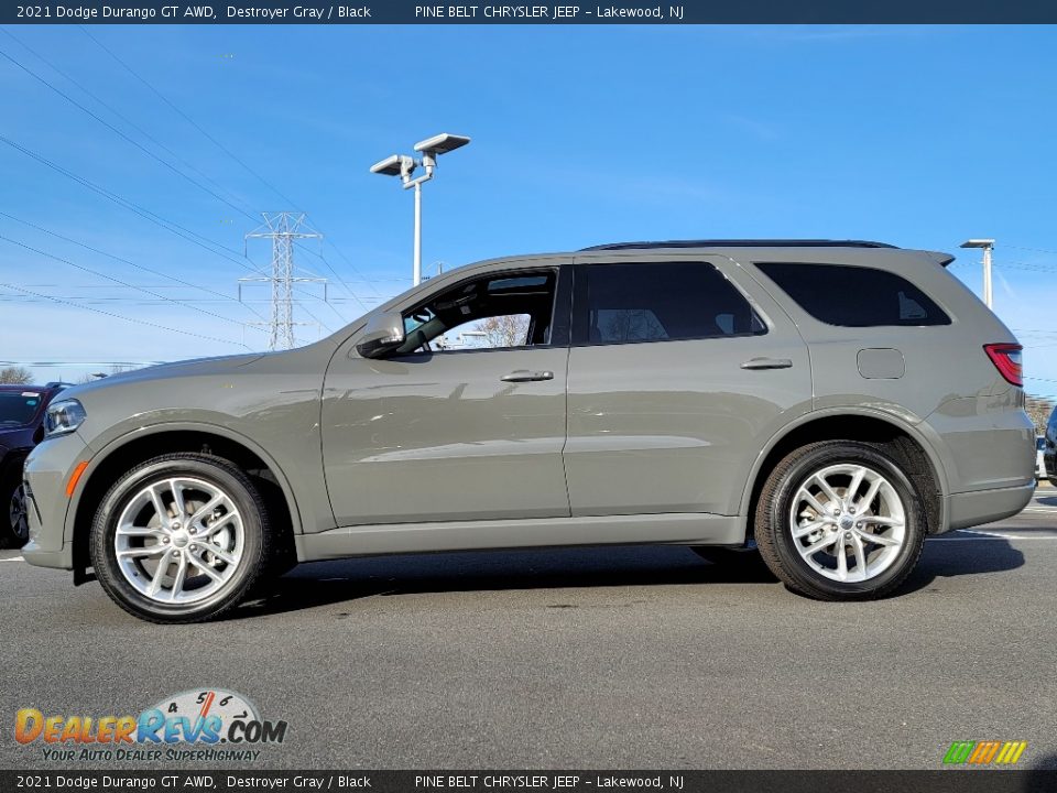 2021 Dodge Durango GT AWD Destroyer Gray / Black Photo #4