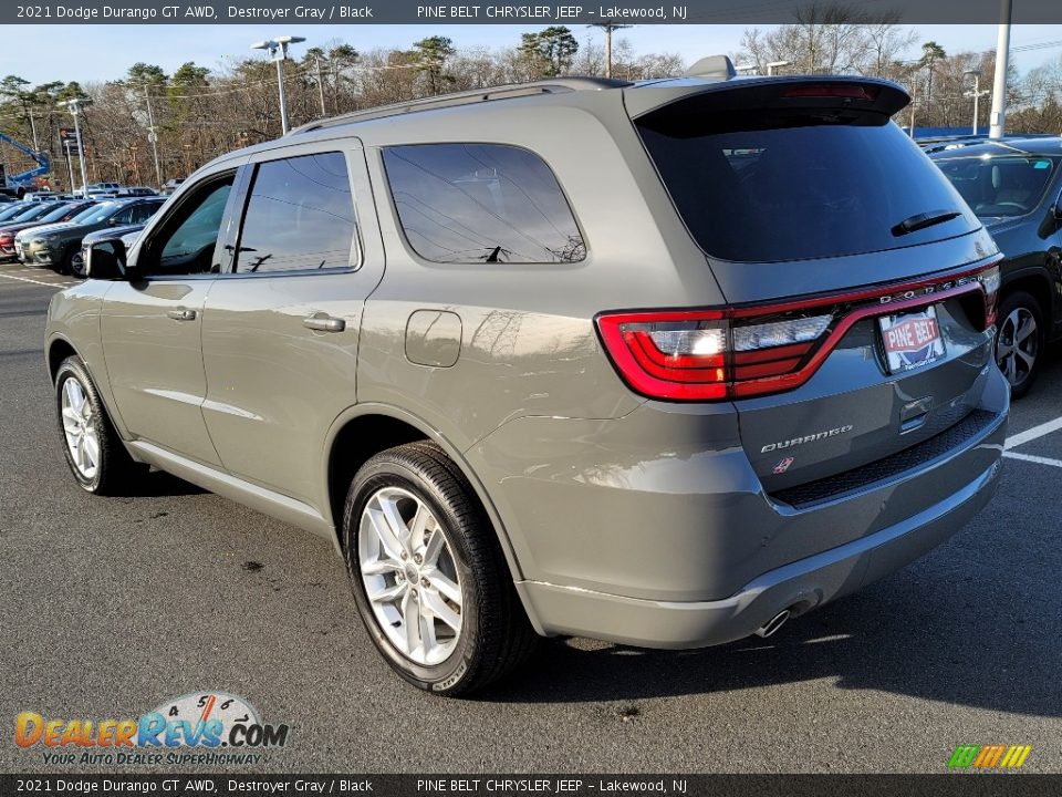 2021 Dodge Durango GT AWD Destroyer Gray / Black Photo #6