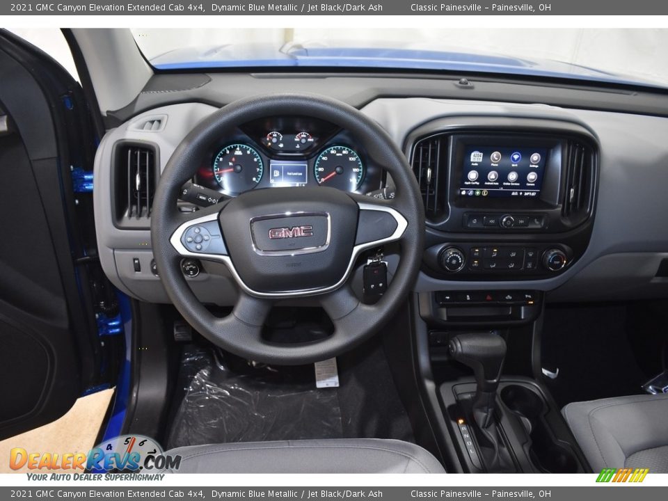 Dashboard of 2021 GMC Canyon Elevation Extended Cab 4x4 Photo #10