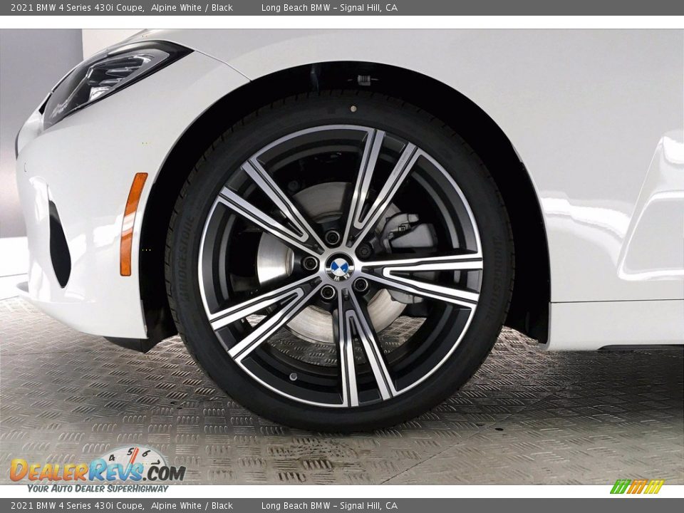 2021 BMW 4 Series 430i Coupe Alpine White / Black Photo #12