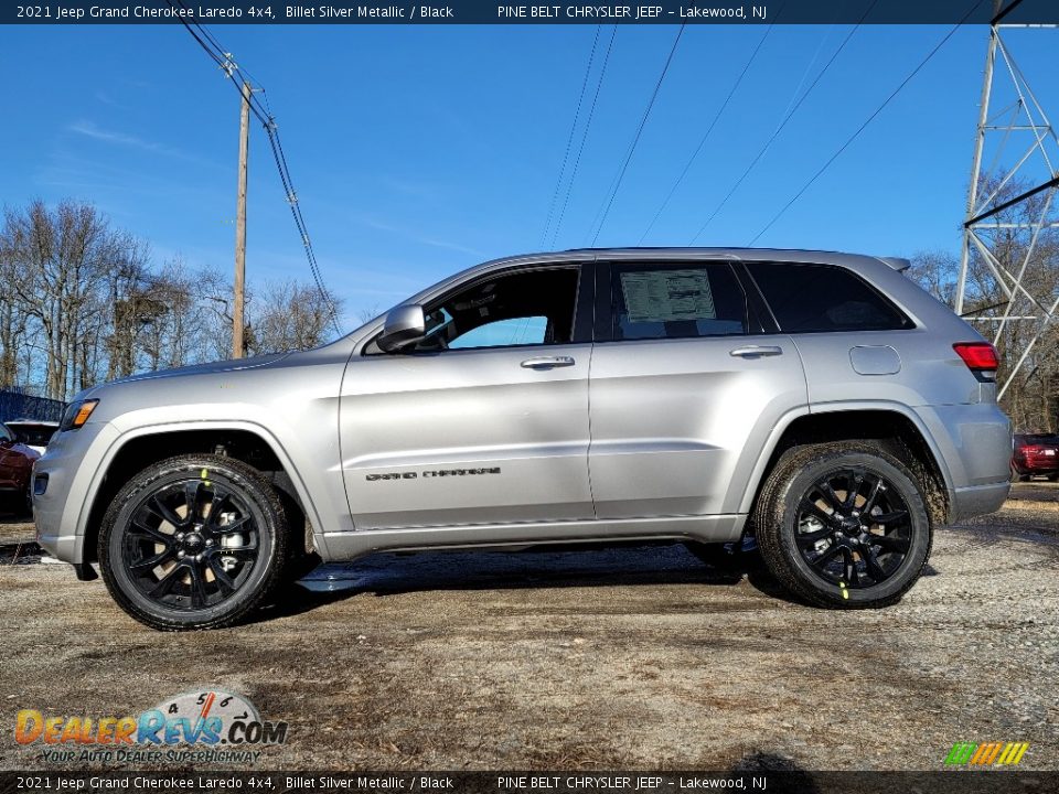 2021 Jeep Grand Cherokee Laredo 4x4 Billet Silver Metallic / Black Photo #4