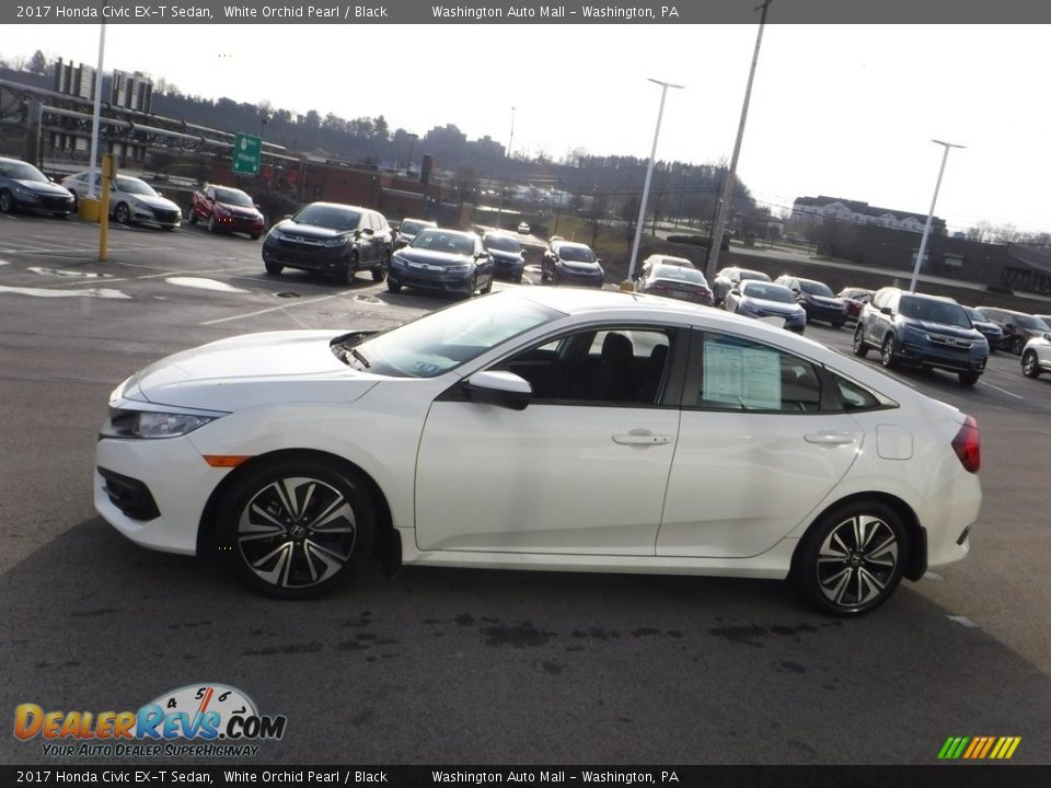 2017 Honda Civic EX-T Sedan White Orchid Pearl / Black Photo #7