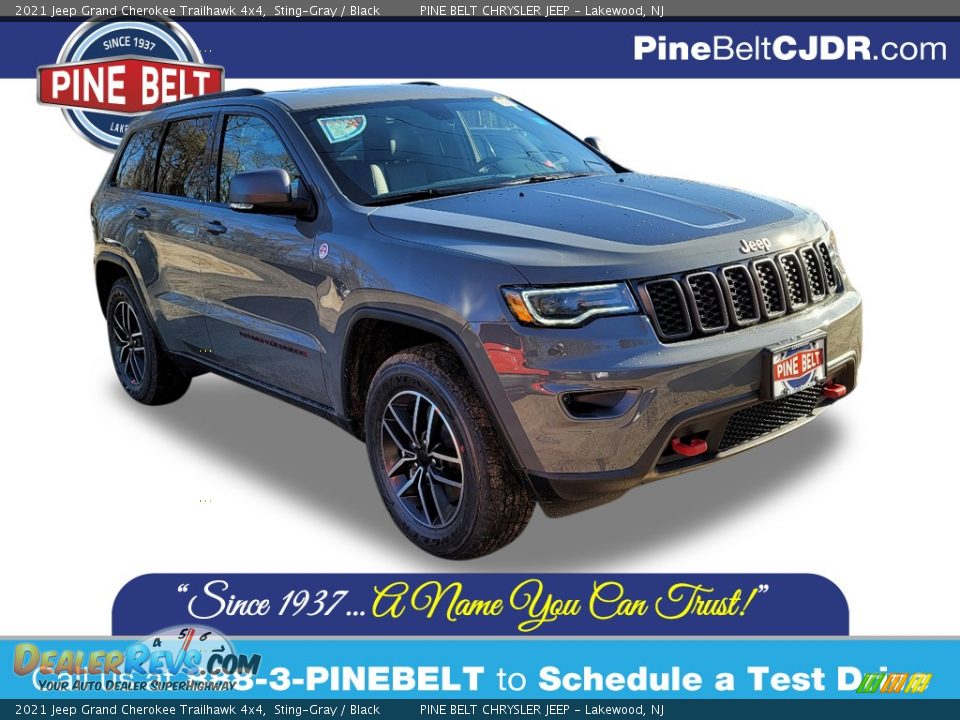 2021 Jeep Grand Cherokee Trailhawk 4x4 Sting-Gray / Black Photo #1