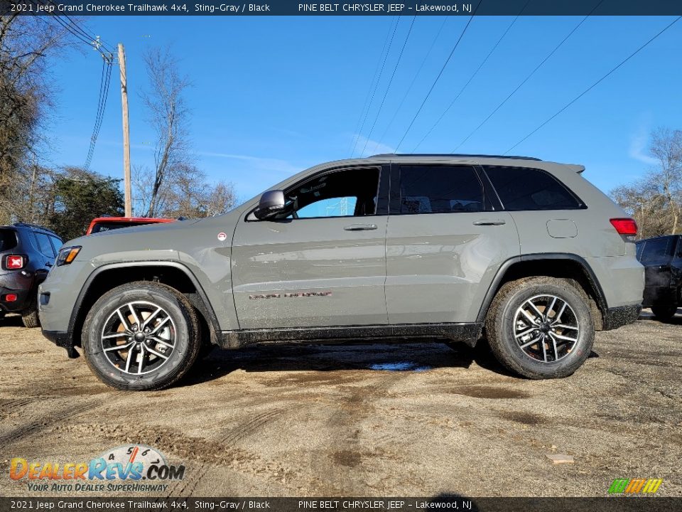 2021 Jeep Grand Cherokee Trailhawk 4x4 Sting-Gray / Black Photo #4