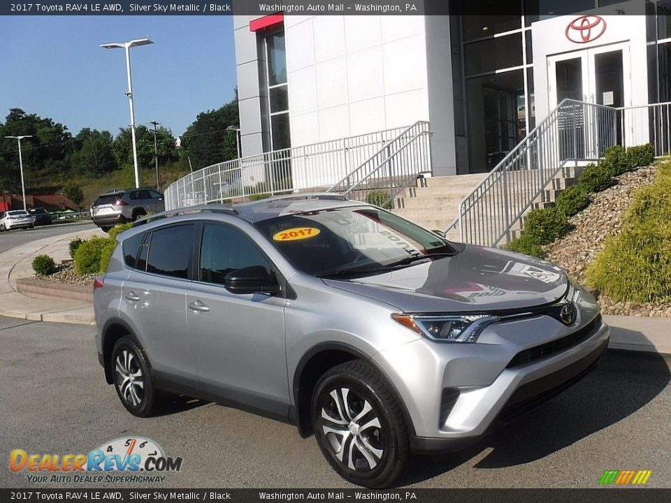 2017 Toyota RAV4 LE AWD Silver Sky Metallic / Black Photo #1