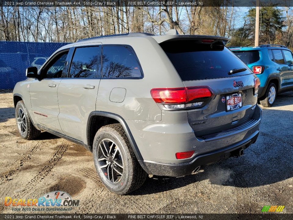 2021 Jeep Grand Cherokee Trailhawk 4x4 Sting-Gray / Black Photo #6