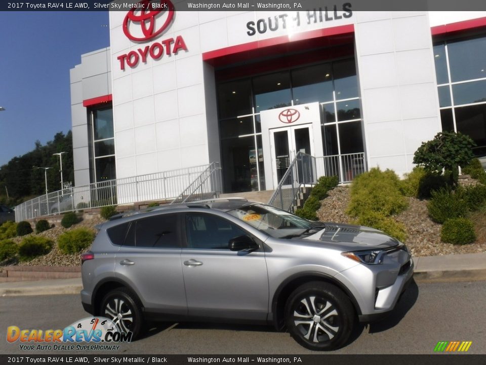 2017 Toyota RAV4 LE AWD Silver Sky Metallic / Black Photo #2