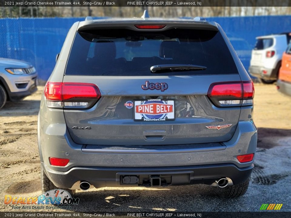 2021 Jeep Grand Cherokee Trailhawk 4x4 Sting-Gray / Black Photo #7