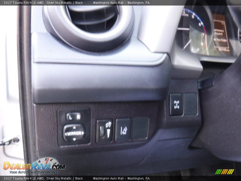 2017 Toyota RAV4 LE AWD Silver Sky Metallic / Black Photo #7